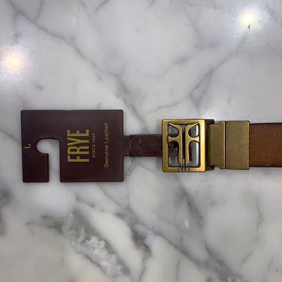 NWT FRYE | Reversible Leather Belt main image 6